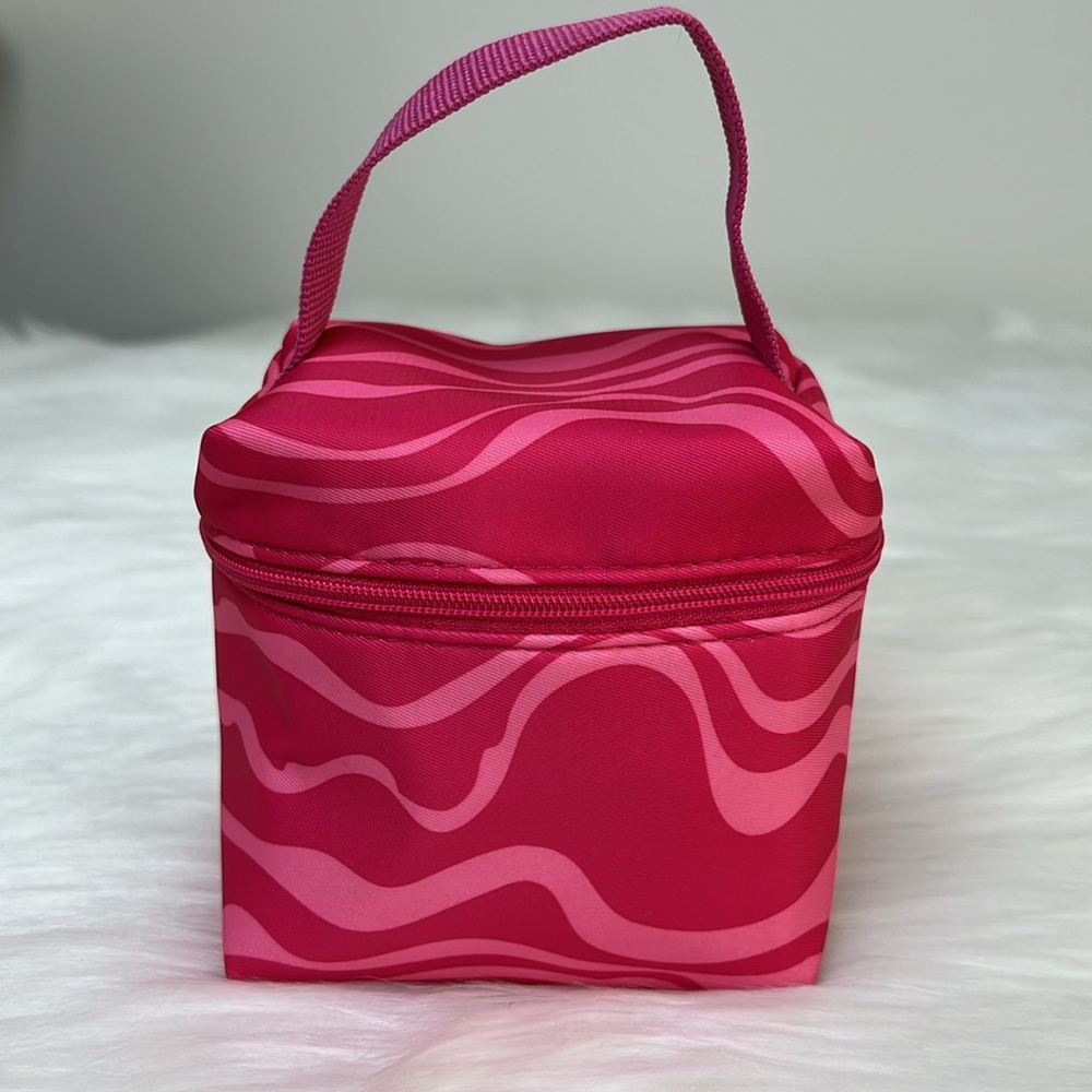 NWT Benefit Pink 2023 Small Vanity Bag, Cosmetic Bag, Make-up Bag, Travel Bag